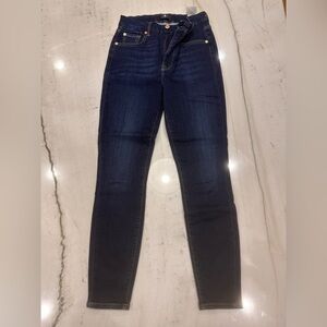 7 For All Mankind Dark Blue Skinny Jeans